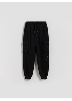 Reserved - Spodnie cargo - czarny - id: 171FI-99X - marki Reserved - 187278361 Reserved - Spodnie cargo - czarny ze sklepu Reserved w kategorii Spodnie chłopięce - zdjęcie 187278361