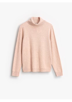 Mohito - Wełniany beżowy golf - beżowy - id: 453EQ-08X - marki Mohito - 187279312 Mohito - Wełniany beżowy golf - beżowy ze sklepu Mohito w kategorii Swetry damskie - zdjęcie 187279312