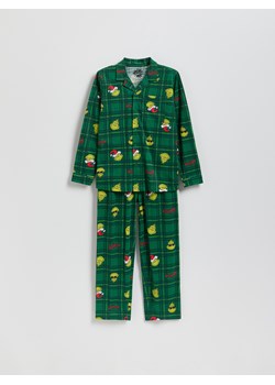 Reserved - Świąteczna piżama Grinch - zielony - id: 916HJ-77X - marki Reserved - 187279721 Reserved - Świąteczna piżama Grinch - zielony ze sklepu Reserved w kategorii Piżamy dziecięce - zdjęcie 187279721