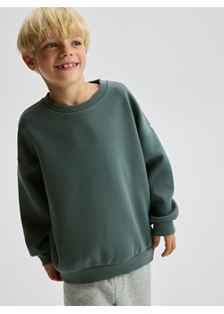 Reserved - Bluza oversize z nadrukiem - zielony ze sklepu Reserved w kategorii Bluzy chłopięce - zdjęcie 187279724
