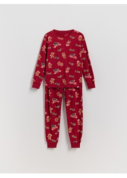 Reserved - Świąteczna piżama - bordowy - id: 987HI-83X - marki Reserved - 187279753 Reserved - Świąteczna piżama - bordowy ze sklepu Reserved w kategorii Piżamy dziecięce - zdjęcie 187279753