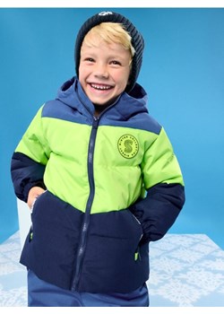 Sinsay - Pikowana kurtka puffer z kapturem - wielobarwny - id: 433FC-MLC - marki Sinsay - 187280714 Sinsay - Pikowana kurtka puffer z kapturem - wielobarwny ze sklepu Sinsay w kategorii Kurtki chłopięce - zdjęcie 187280714