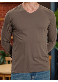 Sinsay - Bawełniana koszulka basic - brązowy - id: 652EY-84X - marki Sinsay - 187280764 Sinsay - Bawełniana koszulka basic - brązowy ze sklepu Sinsay w kategorii T-shirty męskie - zdjęcie 187280764