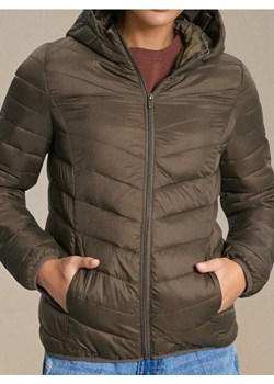 Sinsay - Pikowana kurtka z kapturem - zielony - id: 7706A-79X - marki Sinsay - 187280784 Sinsay - Pikowana kurtka z kapturem - zielony ze sklepu Sinsay w kategorii Kurtki damskie - zdjęcie 187280784