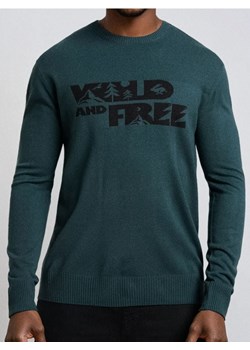 Sinsay - Sweter - zielony - id: 798FZ-67X - marki Sinsay - 187280792 Sinsay - Sweter - zielony ze sklepu Sinsay w kategorii Swetry męskie - zdjęcie 187280792