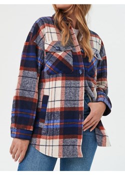 Sinsay - Kurtka koszulowa w kratę - niebieski - id: 9682A-54X - marki Sinsay - 187280820 Sinsay - Kurtka koszulowa w kratę - niebieski ze sklepu Sinsay w kategorii Kurtki damskie - zdjęcie 187280820