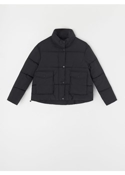 Sinsay - Pikowana kurtka puffer - czarny ze sklepu Sinsay w kategorii Kurtki damskie - zdjęcie 187280833