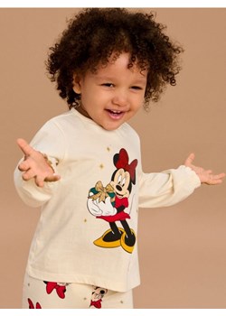 Sinsay - Koszulka z długimi rękawami Minnie Mouse - kremowy ze sklepu Sinsay w kategorii T-shirty chłopięce - zdjęcie 187281982