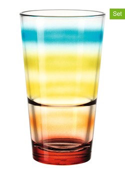 LEONARDO Szklanki (6 szt.) &quot;Event&quot; w kolorze żółto-turkusowym - 240 ml ze sklepu Limango Polska w kategorii Naczynia - zdjęcie 187282120