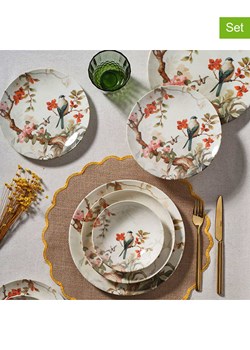 Hermia 24-częściowy zestaw w kolorze białym ze wzorem - id: 17659879 - marki Hermia - 187282272 Hermia 24-częściowy zestaw w kolorze białym ze wzorem ze sklepu Limango Polska w kategorii Naczynia - zdjęcie 187282272