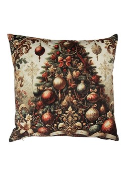 Clayre &amp; Eef Poszewka w kolorze czerwono-zielonym na poduszkę - 45 x 45 cm ze sklepu Limango Polska w kategorii Poduszki dekoracyjne - zdjęcie 187282344