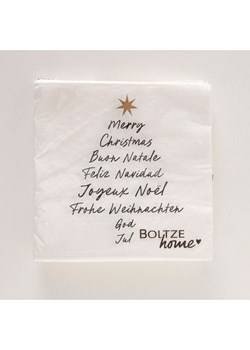 Boltze Serwetki (20 szt.) &quot;Mondiale&quot; w kolorze biało-czarnym ze sklepu Limango Polska w kategorii Akcesoria kuchenne - zdjęcie 187282453