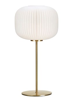 Marksljöd Lampa stołowa &quot;Sober&quot; w kolorze złoto-białym - wys. 50 x Ø 25 cm ze sklepu Limango Polska w kategorii Oświetlenie - zdjęcie 187282510