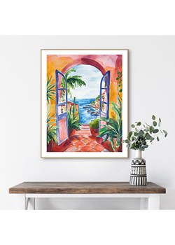 Orangewallz Druk artystyczny "Vacation View" w ramce - id: 16915393 - marki Orangewallz - 187283420 Orangewallz Druk artystyczny "Vacation View" w ramce ze sklepu Limango Polska w kategorii Obrazy - zdjęcie 187283420