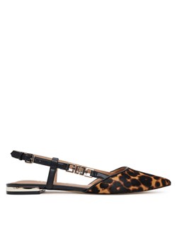 Baleriny Guess FLTFRY LEP05 Brązowy ze sklepu eobuwie.pl w kategorii Sandały damskie - zdjęcie 187284060