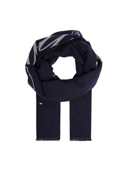 Tommy Hilfiger Szalik Logo AW0AW17352 Granatowy - id: 8720638197508 - marki Tommy Hilfiger - 187285442 Tommy Hilfiger Szalik Logo AW0AW17352 Granatowy ze sklepu MODIVO w kategorii Szaliki i chusty damskie - zdjęcie 187285442