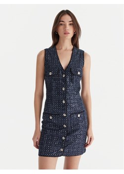 Guess Sukienka codzienna W5BK41 D0771 Granatowy Regular Fit ze sklepu MODIVO w kategorii Sukienki - zdjęcie 187285472