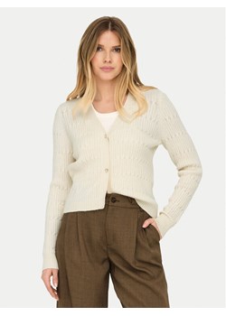 ONLY Kardigan Katia 15310902 Beżowy Regular Fit ze sklepu MODIVO w kategorii Swetry damskie - zdjęcie 187285552