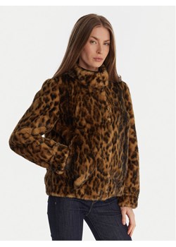 Guess Futro W5BL65 W3900 Brązowy Regular Fit ze sklepu MODIVO w kategorii Futra damskie - zdjęcie 187285612