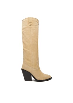 Badura Kowbojki EO-BRAYLE-01 Beżowy - id: 5906751301722 - marki BADURA - 187285661 Badura Kowbojki EO-BRAYLE-01 Beżowy ze sklepu MODIVO w kategorii Kozaki damskie - zdjęcie 187285661