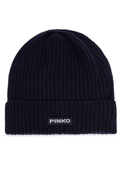 Pinko Czapka Lambkin Cuffia AI 24-25 BLK01 104489 A1CH Granatowy - id: 0000304266874 - marki Pinko - 187285682 Pinko Czapka Lambkin Cuffia AI 24-25 BLK01 104489 A1CH Granatowy ze sklepu MODIVO w kategorii Czapki zimowe damskie - zdjęcie 187285682