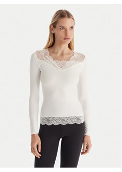 Ysabel Mora Bluzka 70033 Biały Slim Fit ze sklepu MODIVO w kategorii Bluzki damskie - zdjęcie 187285742