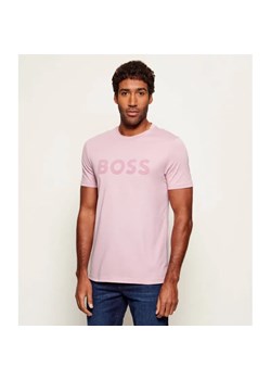 BOSS ORANGE T-shirt Thinking 1 | Regular Fit - id: BO261M000038539 - marki BOSS HUGO BOSS - 187288271 BOSS ORANGE T-shirt Thinking 1 | Regular Fit ze sklepu Gomez Fashion Store w kategorii T-shirty męskie - zdjęcie 187288271