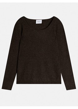 Perfect Cashmere Kaszmirowy sweter &quot;Lindsay&quot; w kolorze ciemnobrązowym ze sklepu Limango Polska w kategorii Swetry damskie - zdjęcie 187288430