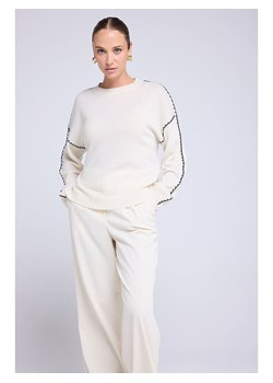 Maison Héritage Cashmere Kaszmirowy sweter w kolorze kremowym - id: 17844409 - marki Maison Héritage Cashmere - 187288563 Maison Héritage Cashmere Kaszmirowy sweter w kolorze kremowym ze sklepu Limango Polska w kategorii Swetry damskie - zdjęcie 187288563