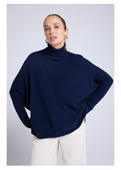 Maison Héritage Cashmere Kaszmirowy golf w kolorze granatowym - id: 17844460 - marki Maison Héritage Cashmere - 187288571 Maison Héritage Cashmere Kaszmirowy golf w kolorze granatowym ze sklepu Limango Polska w kategorii Swetry damskie - zdjęcie 187288571