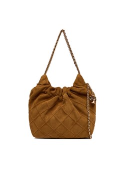 Torebka Tory Burch Fleming Suede Mini Hobo Bag 166066 Brązowy - id: 0197865545392 - marki Tory Burch - 187288693 Torebka Tory Burch Fleming Suede Mini Hobo Bag 166066 Brązowy ze sklepu eobuwie.pl w kategorii Torebki worki - zdjęcie 187288693