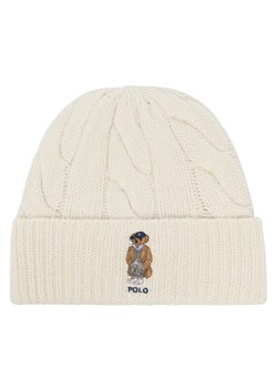 Czapka Polo Ralph Lauren 455981433001 Écru - id: 3616853508371 - marki Polo Ralph Lauren - 187288741 Czapka Polo Ralph Lauren 455981433001 Écru ze sklepu eobuwie.pl w kategorii Czapki zimowe damskie - zdjęcie 187288741
