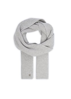 Szalik Calvin Klein Ck Metal Wool Rib Scarf LV04D8056G Szary - id: 8721187253707 - marki Calvin Klein - 187288772 Szalik Calvin Klein Ck Metal Wool Rib Scarf LV04D8056G Szary ze sklepu eobuwie.pl w kategorii Szaliki i chusty damskie - zdjęcie 187288772