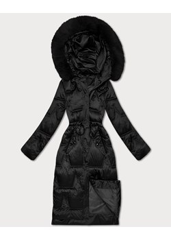 Zimowa kurtka damska ze ściągaczem w talii S'West czarna (B8522-1) ze sklepu goodlookin.pl w kategorii Kurtki damskie - zdjęcie 187289323
