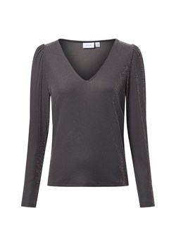 Vila Damska koszulka z długim rękawem - VIElainas Kobiety czerwony jednolity ze sklepu vangraaf w kategorii Bluzki damskie - zdjęcie 187289371