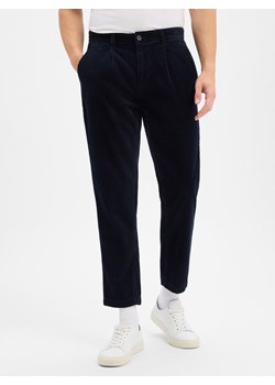 Lindbergh Męskie spodnie sztruksowe Mężczyźni Bawełna granatowy jednolity - id: 781663-0003-09900 - marki vangraaf - 187289401 Lindbergh Męskie spodnie sztruksowe Mężczyźni Bawełna granatowy jednolity ze sklepu vangraaf w kategorii Spodnie damskie - zdjęcie 187289401