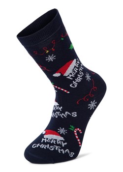 Marie Lund Skarpety Kobiety Bawełna granatowy wzorzysty - id: 814651-0001-03540 - marki Marie Lund - 187289422 Marie Lund Skarpety Kobiety Bawełna granatowy wzorzysty ze sklepu vangraaf w kategorii Skarpetki damskie - zdjęcie 187289422