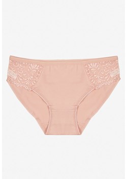 Różowe Gładkie Majtki Figi z Bawełny Venessila ze sklepu born2be.pl w kategorii Majtki damskie - zdjęcie 187290090