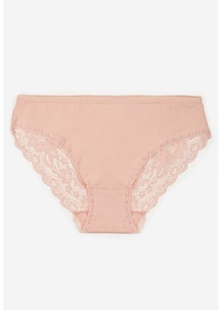 Różowe Majtki Figi z Koronkowymi Wstawkami Amiora ze sklepu renee.pl w kategorii Majtki damskie - zdjęcie 187290311