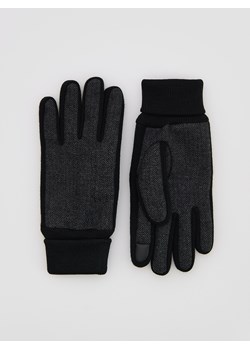 Reserved - Rękawiczki z dodatkiem wełny - czarny ze sklepu Reserved w kategorii Rękawiczki męskie - zdjęcie 187290354