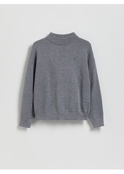 Reserved - Sweter ze stójką - jasnoszary ze sklepu Reserved w kategorii Bluzy chłopięce - zdjęcie 187290804