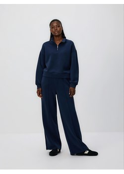 Reserved - Bluza z zamkiem - granatowy ze sklepu Reserved w kategorii Bluzy damskie - zdjęcie 187290890