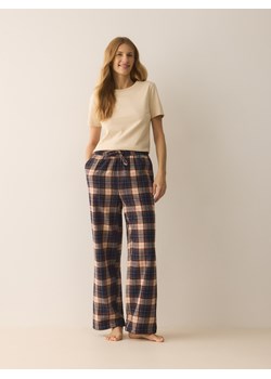Reserved - Piżamowe spodnie w kratę - granatowy ze sklepu Reserved w kategorii Piżamy damskie - zdjęcie 187291140
