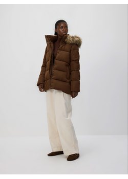 Reserved - Pikowana kurtka - brązowy ze sklepu Reserved w kategorii Kurtki damskie - zdjęcie 187291173
