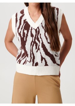 Sinsay - Kamizelka w stylu retro - wielobarwny ze sklepu Sinsay w kategorii Kamizelki damskie - zdjęcie 187291732