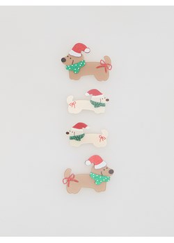 Reserved - Świąteczne spinki do włosów 4-pak - wielobarwny ze sklepu Reserved w kategorii Ozdoby do włosów dziewczęce - zdjęcie 187292710