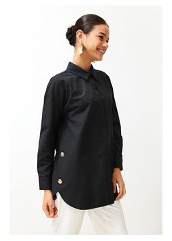 trendyol Bluzka w kolorze czarnym ze sklepu Limango Polska w kategorii Koszule damskie - zdjęcie 187293221