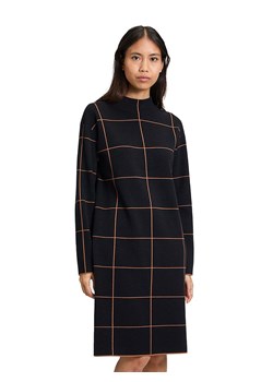 Betty Barclay Sukienka dzianinowa w kolorze czarno-brązowym ze sklepu Limango Polska w kategorii Sukienki - zdjęcie 187293401