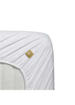 Beddinghouse Perkalowe prześcieradło w kolorze białym na gumce ze sklepu Limango Polska w kategorii Prześcieradła - zdjęcie 187293420