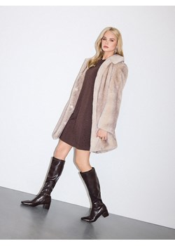 Mohito - Czekoladowa sukienka mini z ozdobnymi elementami - ciemnobrązowy ze sklepu Mohito w kategorii Sukienki - zdjęcie 187293934